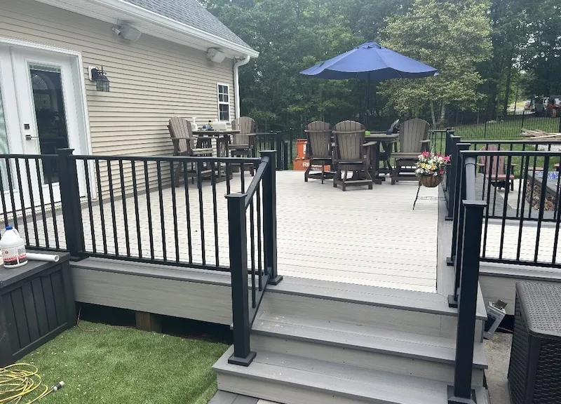 new composite deck construction project